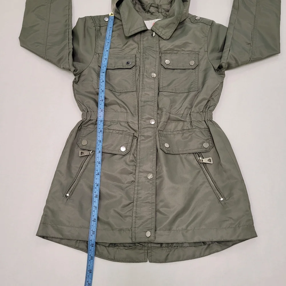 Urban Republic Girls Detachable Hoodie Rain Coat